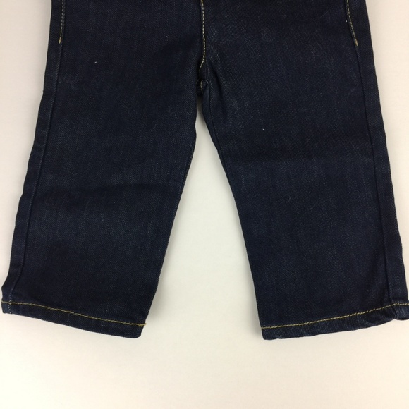 7 For all Mankind Dark Wash Denim INFANT 6-9 month - Picture 6 of 7